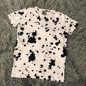 BURBERRY GIRLS SIZE 16 SPLATTERED PAINT T-SHIRT